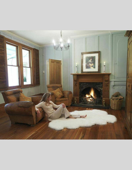 Sheepskin Wool Rug- Quad