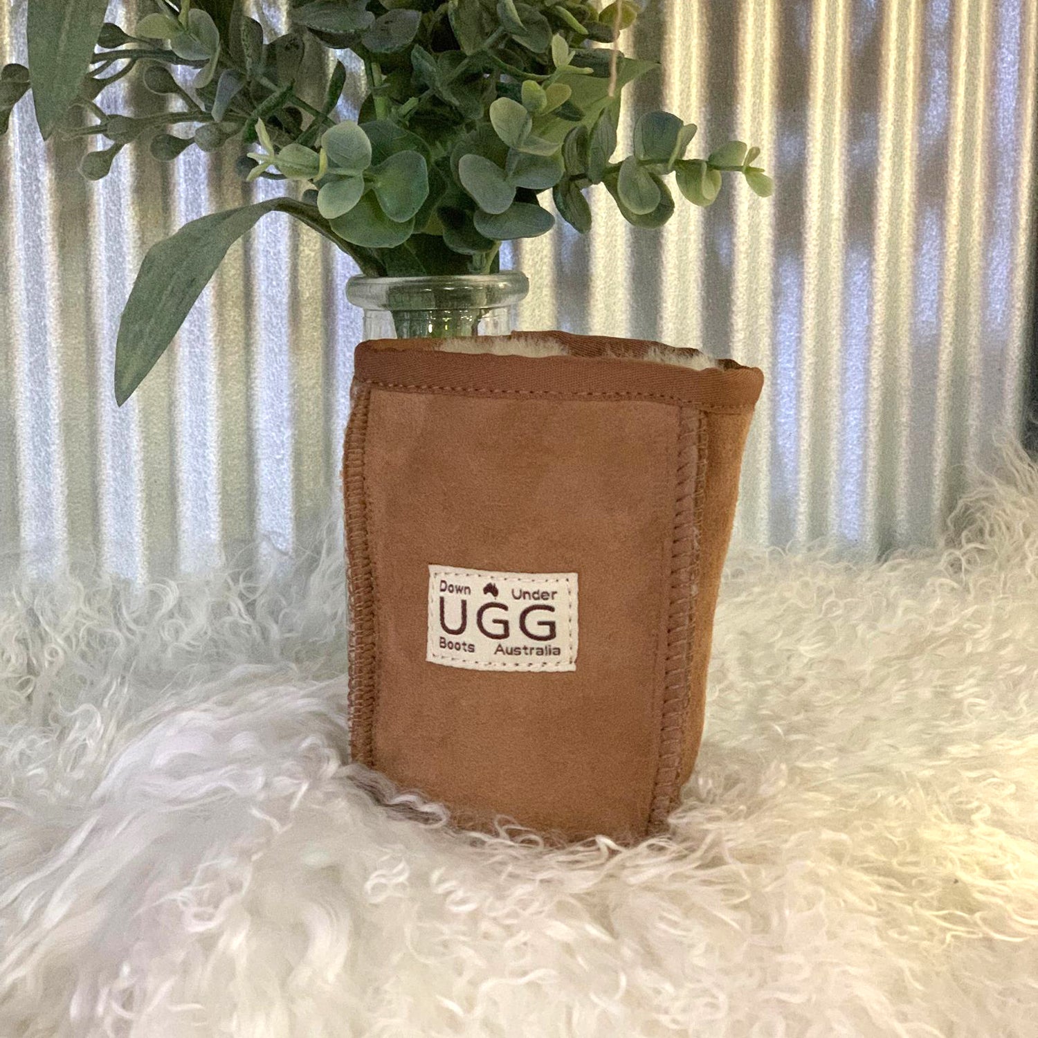 Sheepskin Ugg Stubby Holder
