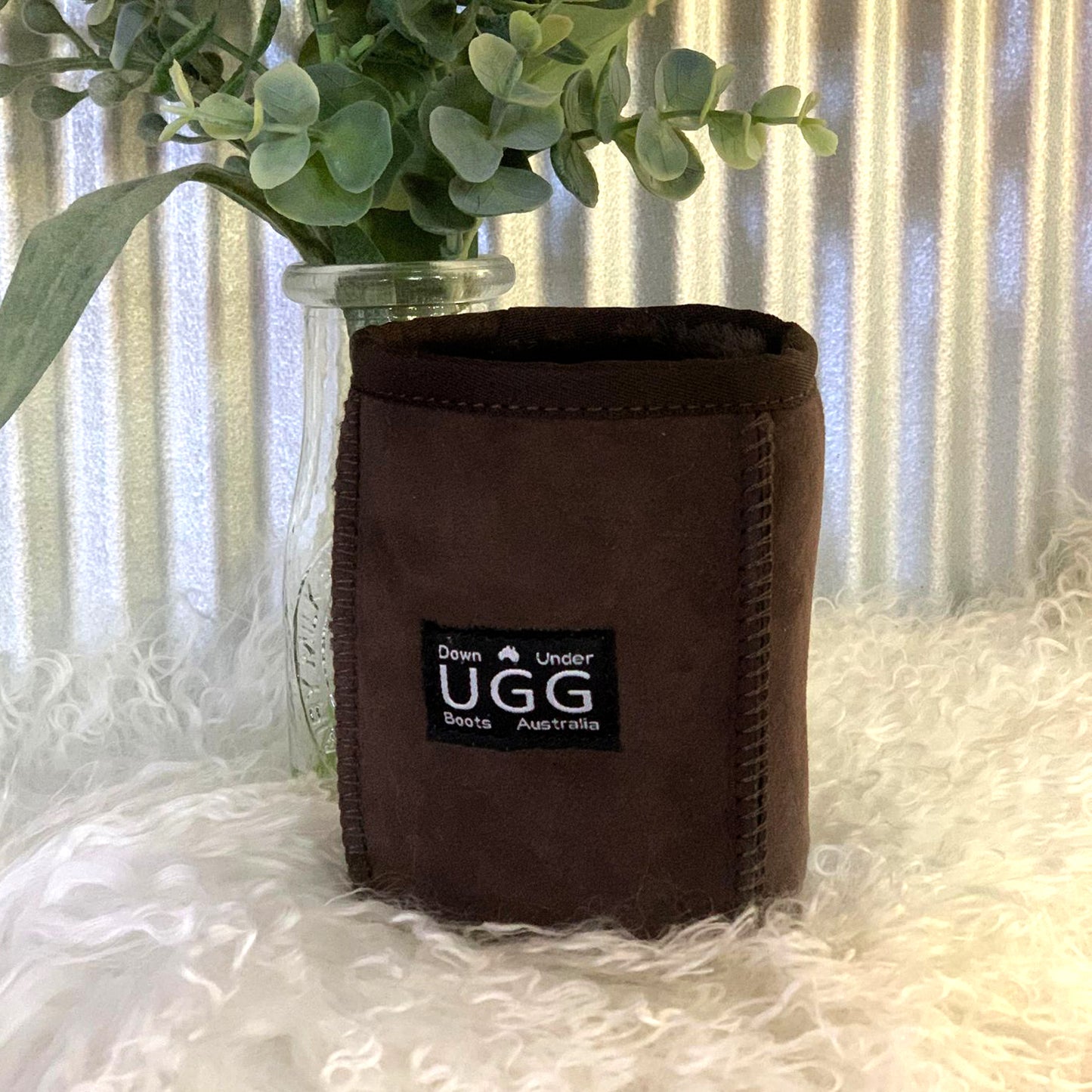 Sheepskin Ugg Stubby Holder