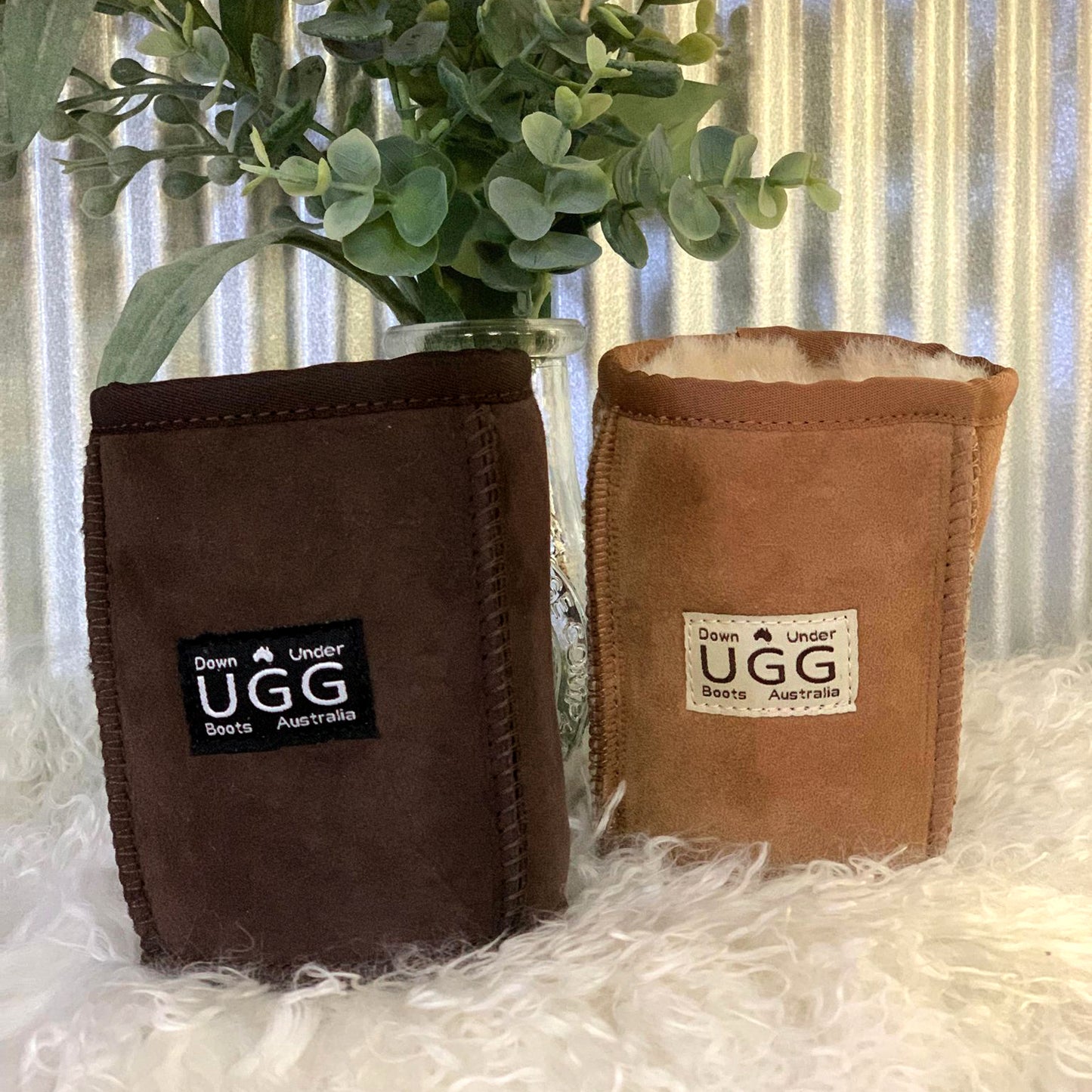 Sheepskin Ugg Stubby Holder
