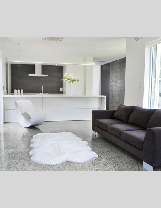 Sheepskin Wool Rug- Quad