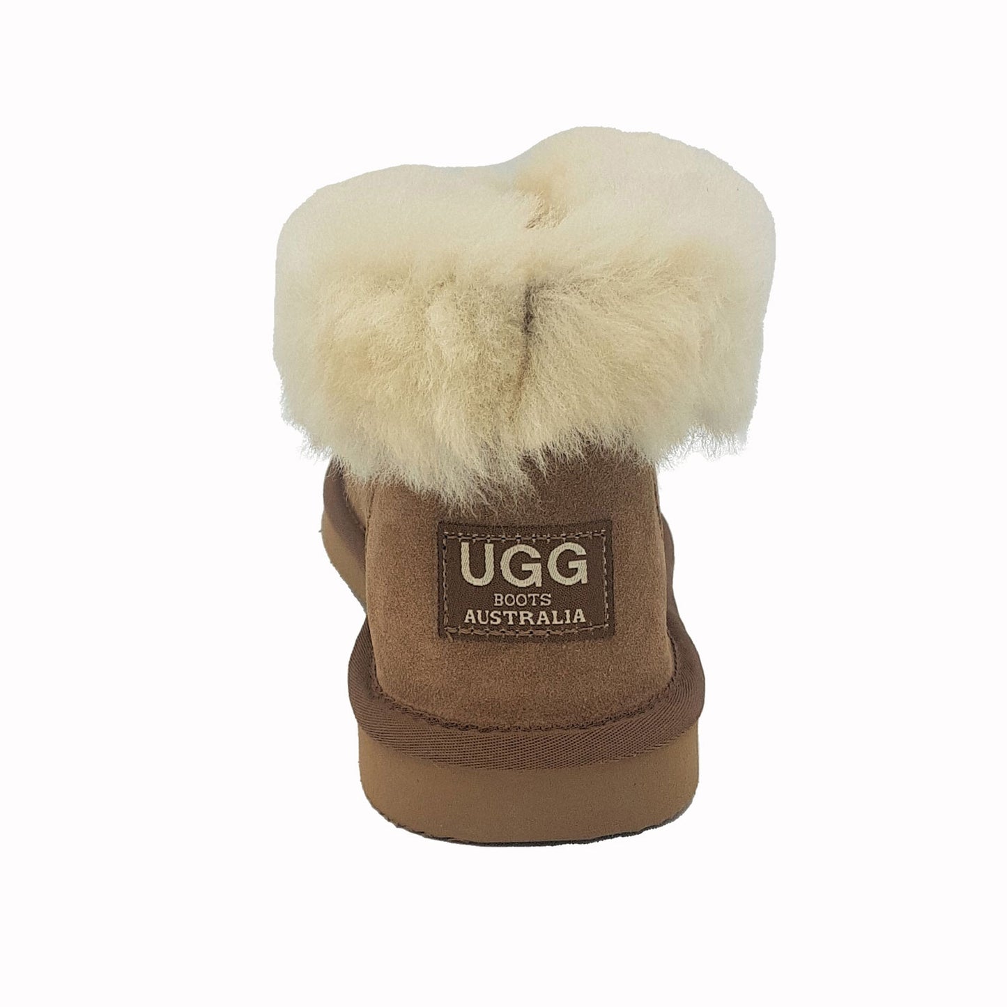 Ugg Sheepskin Slipper chestnut back